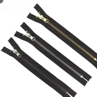 # 5 정상 치아, 20cm 은 금속 닫힌 끝 치아 지퍼 DALH 슬라이더